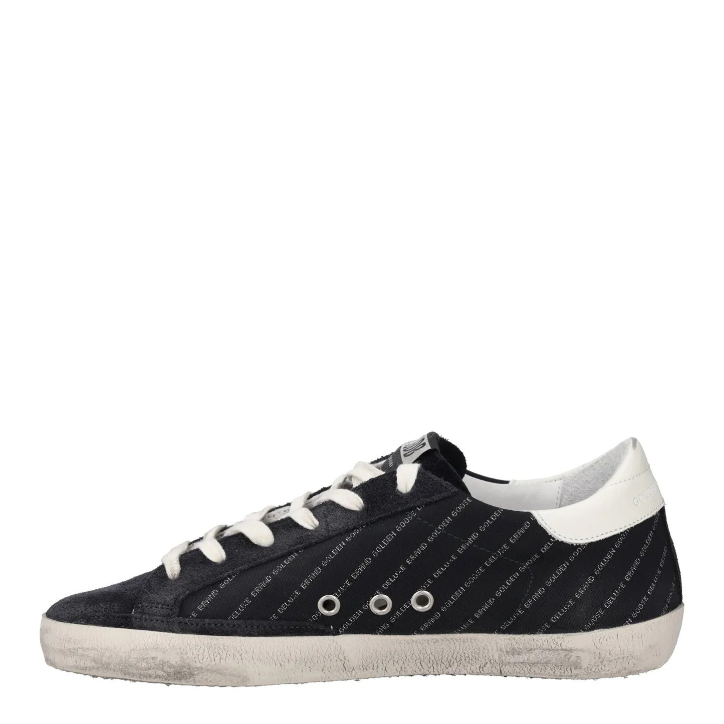 GOLDEN GOOSE Womens Trainers Black White Punk Leather Low Top Lace Up UK7 RRP485 — View 4