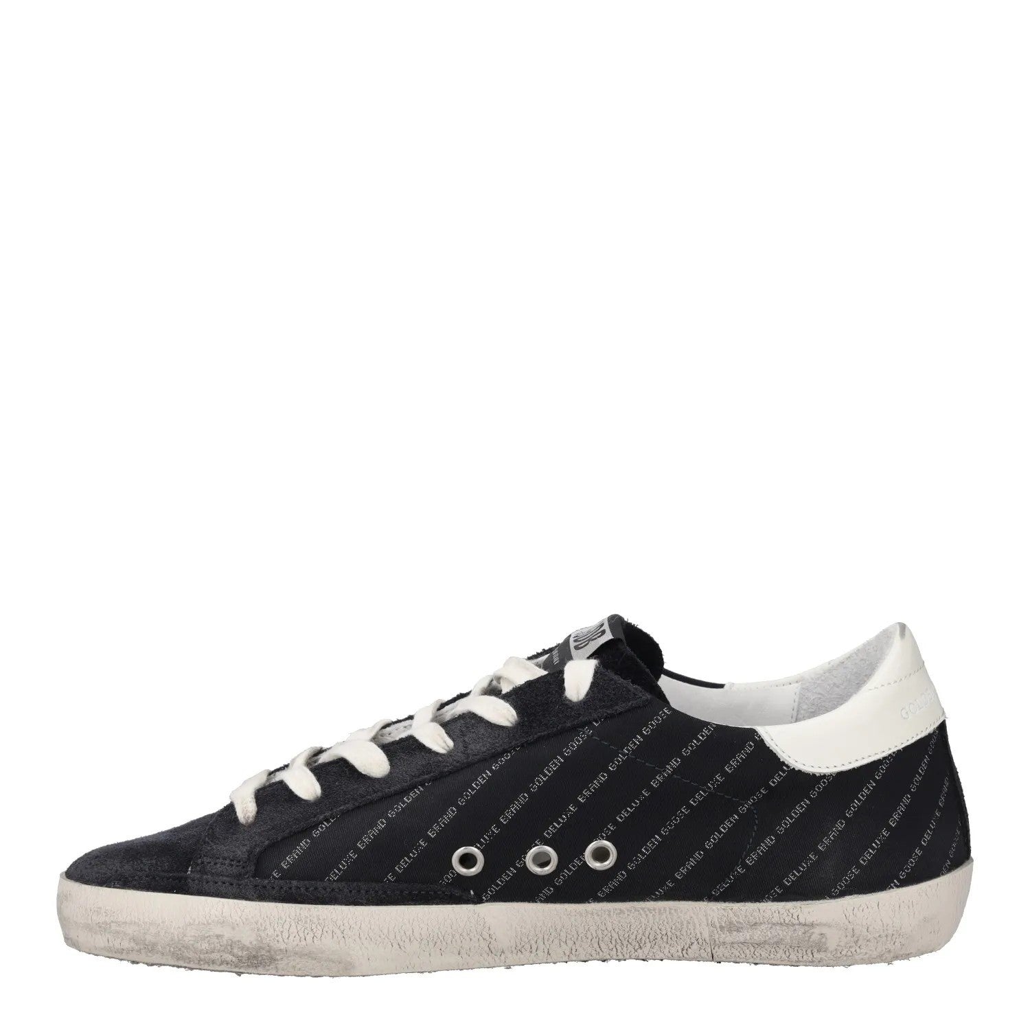 GOLDEN GOOSE Womens Trainers Black White Punk Leather Low Top Lace Up UK7 RRP485 — View 4