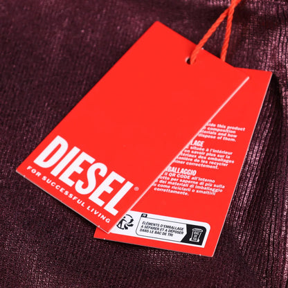 DIESEL Womens Knitwear Mini Skirt Shades Of Metallic Foil Total Purple S RRP 185 — View 7