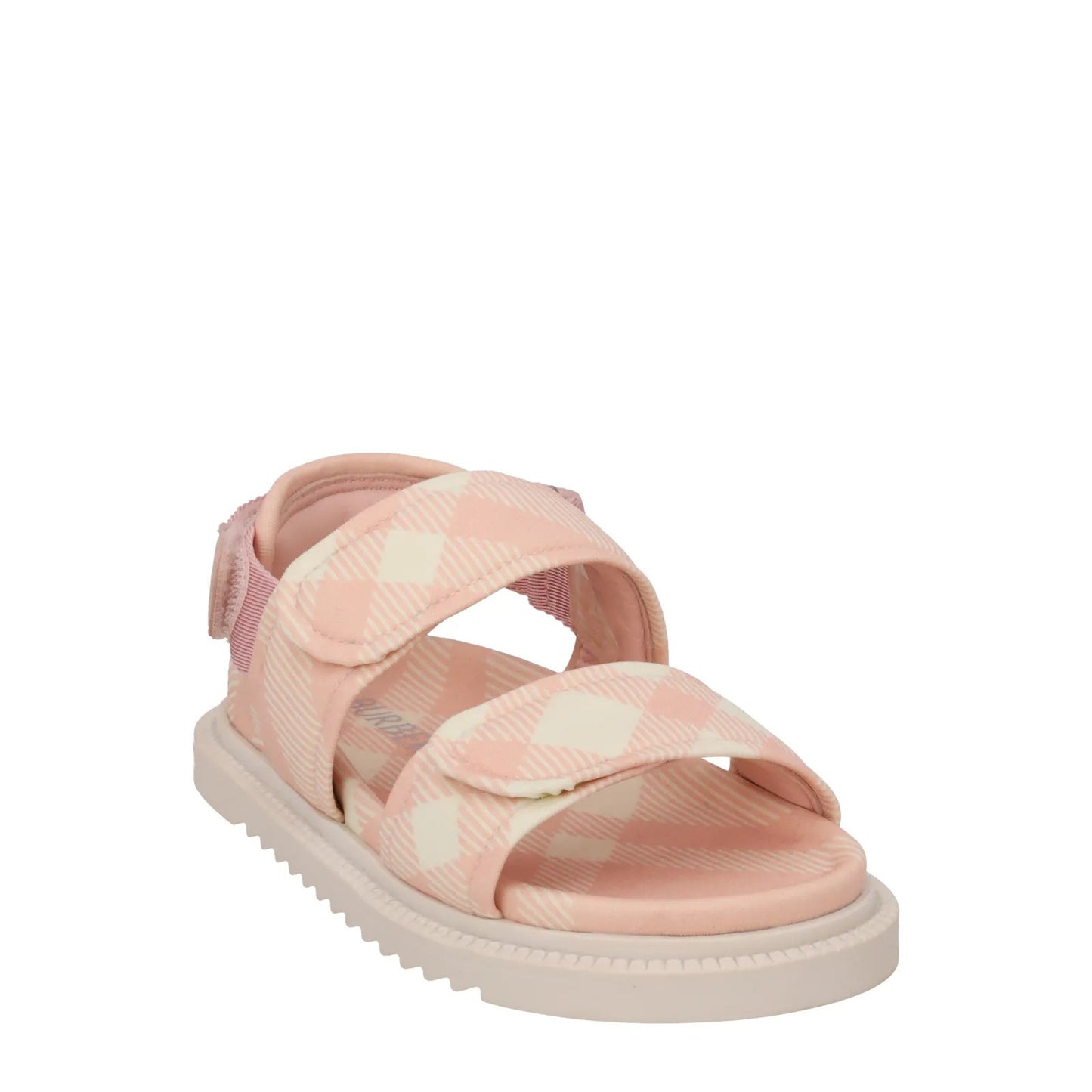 BURBERRY Girls Kids K1-Jamie Sandals Slingback Pink Nylon Salmon UK 2.5 RRP280 — View 2