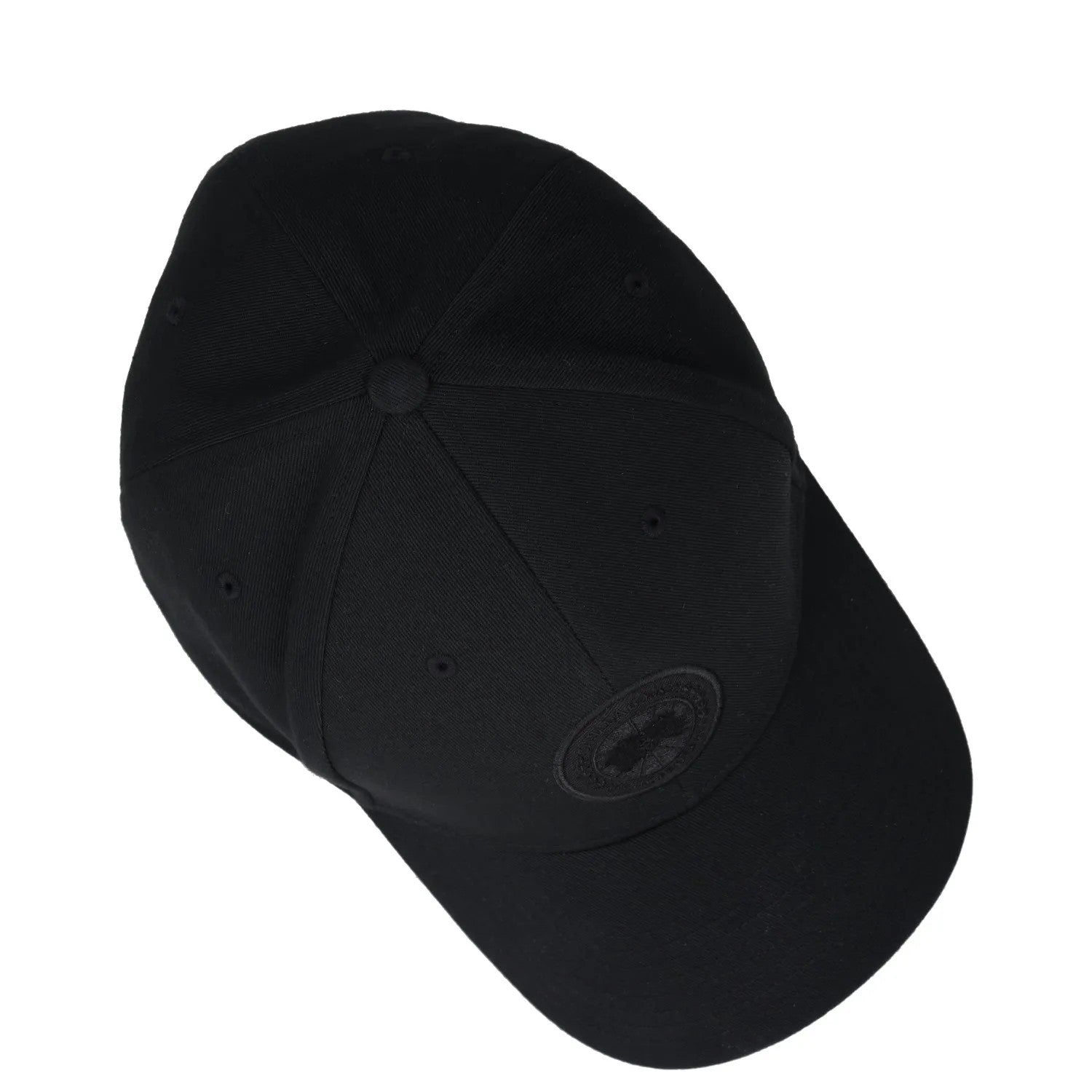 CANADA GOOSE Mens Tonal Cap Baseball Hat Black Front CG Logo Size M RRP 250 — View 7