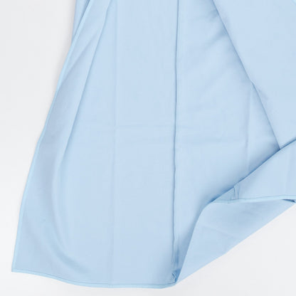 THE ATTICO Light Blue Maxi Dress Slit Blue Lawrence Size 40 RRP850 — View 8