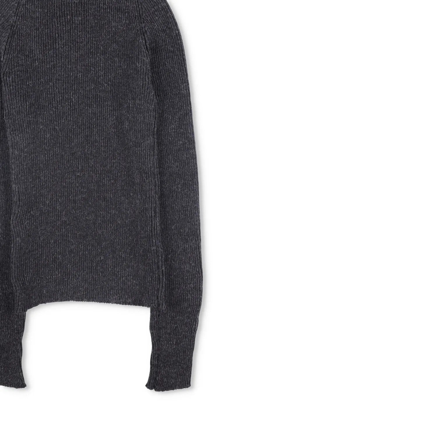 CARCEL Womens Turtle Neck Jumper Baby Alpaca Wool Pullover Grey Size 3 RRP 300 — View 4