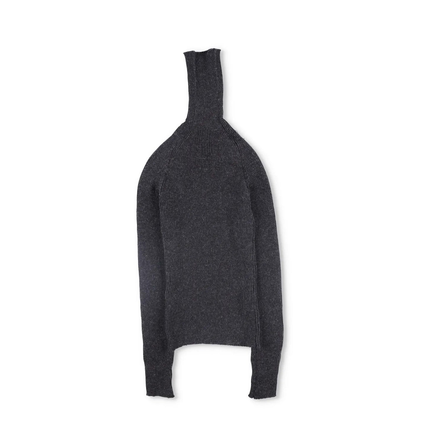 CARCEL Womens Turtle Neck Jumper Baby Alpaca Wool Pullover Grey Size 3 RRP 300 — View 7