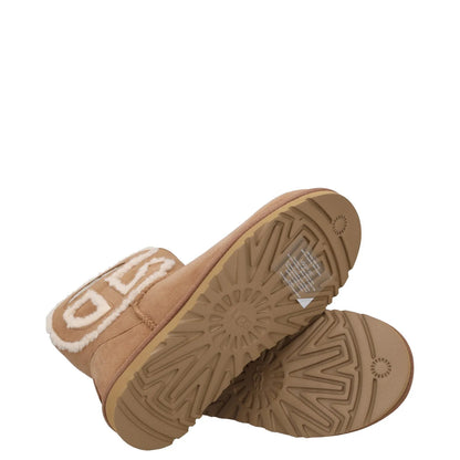 UGG X TELFAR Womens Ankle Boots Brown Leather Shearling Pull On UK 4 RRP 250 — View 8