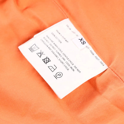ERL Unisex Canvas Jacket Woven Orange Button Graphic Print Long Sleeve XS RRP450 — View 8