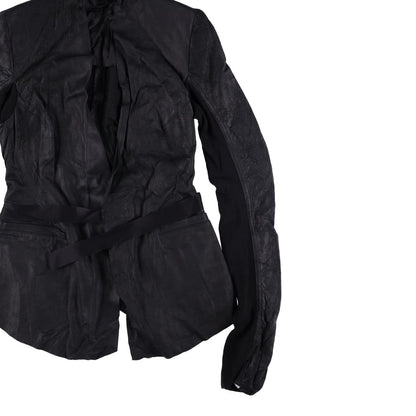 RICK OWENS Women Rick Jacket Blazer V-Neck Long Sleeve Black Size 38 RRP 1340 — View 5
