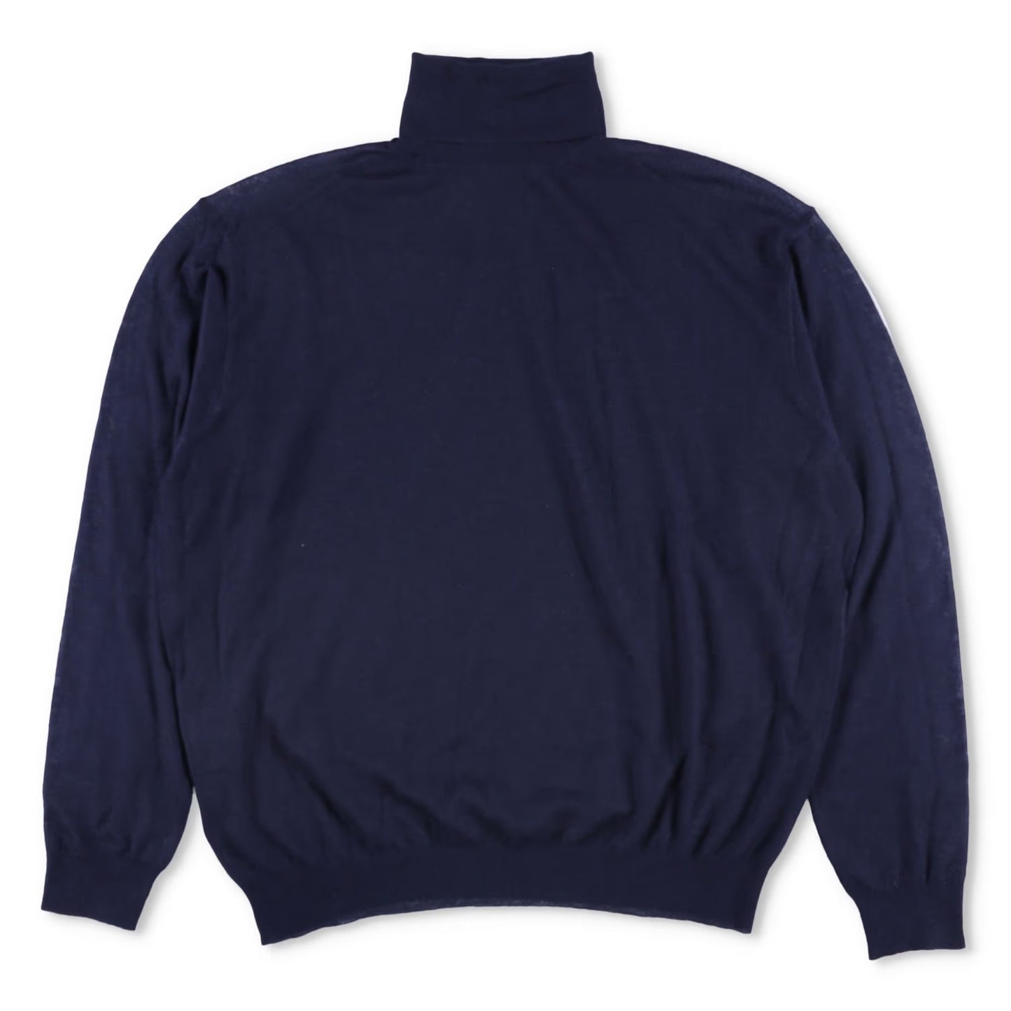PRADA Womens Jumper High Neck Long Sleeve Pullover Sweatshirt Blue 44 RRP 1520