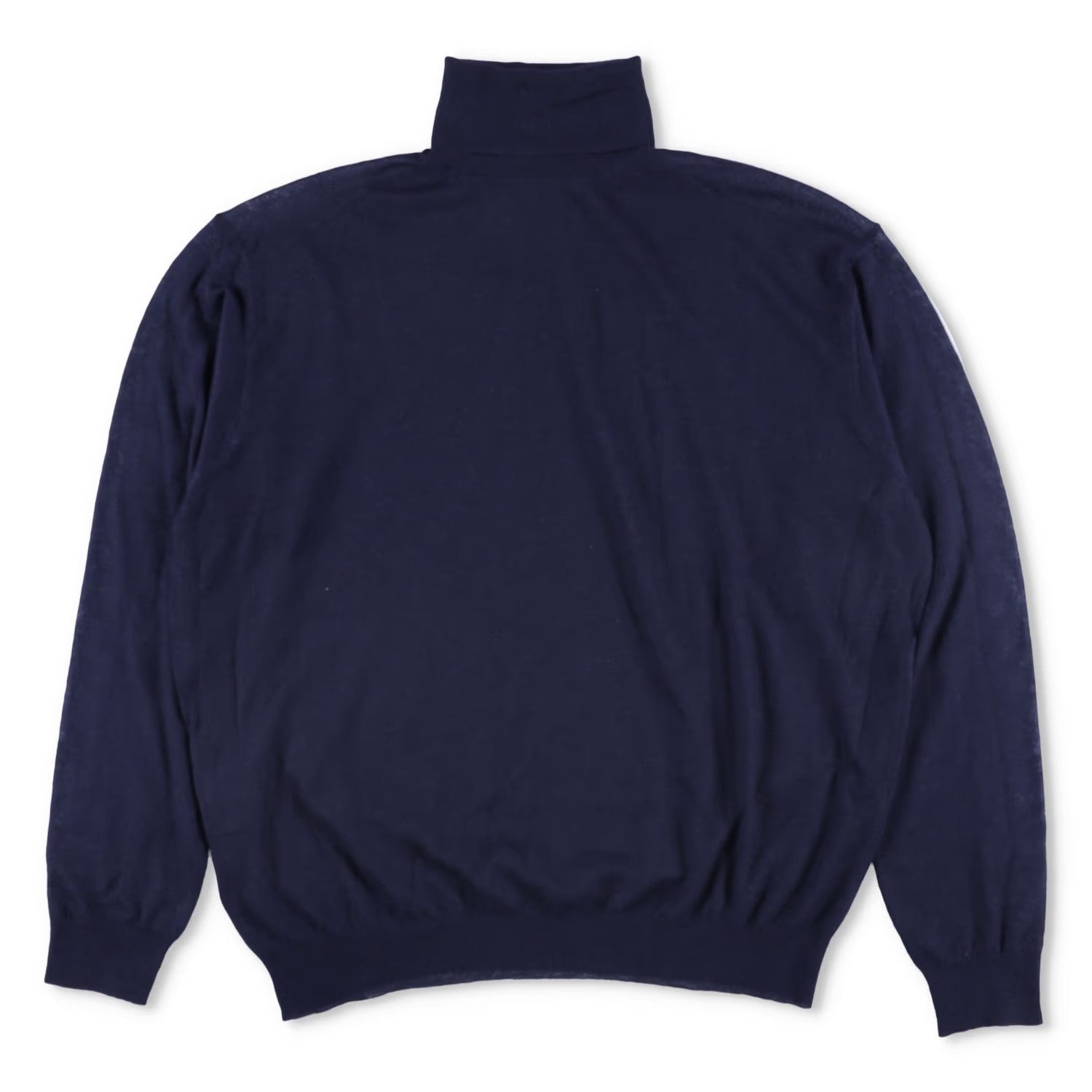 PRADA Womens Jumper High Neck Long Sleeve Pullover Sweatshirt Blue 44 RRP 1520