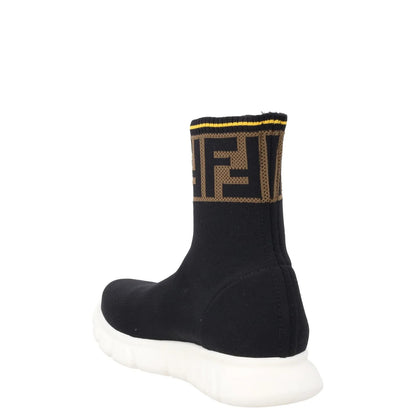 FENDI Boys Trainers Black Synthetic Knit Sock  Pull On Rubber Sole EU 31 RRP 175 — View 5
