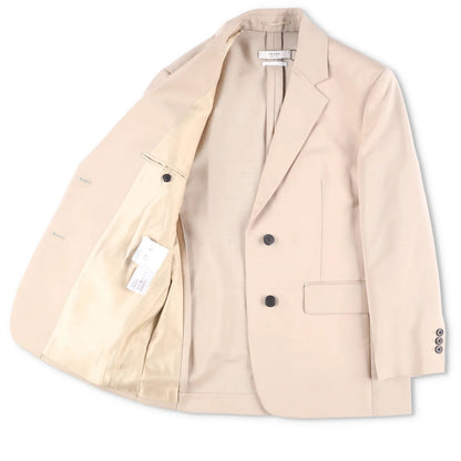 PRADA Women Blazer Jacket Long Sleeve Single Breasted Beige Suit Size 42 RRP2954 — View 5