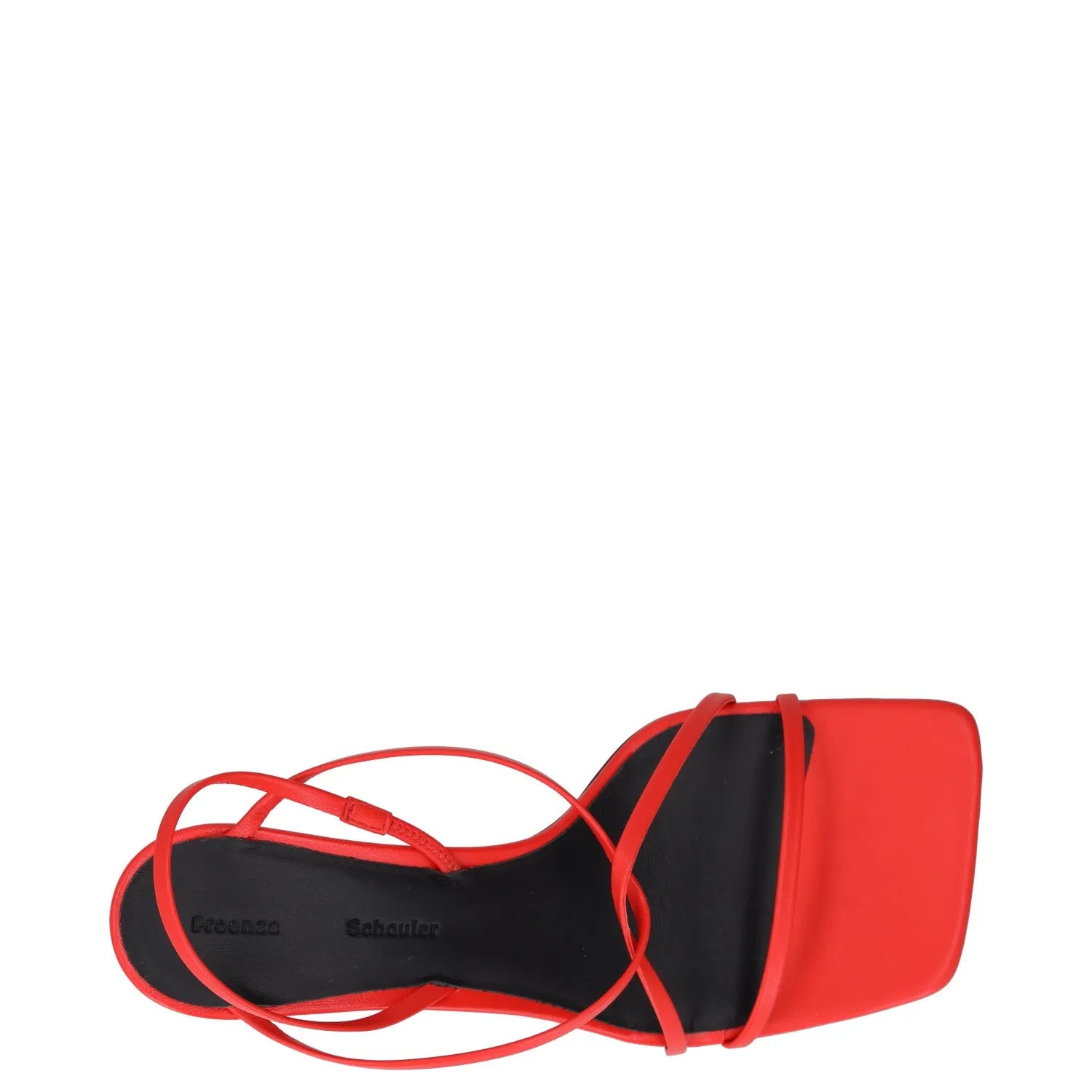 PROENZA SCHOULER Womens Square Strappy Sandals 60mm High Heel Red UK 3.5 RRP 475 — View 7