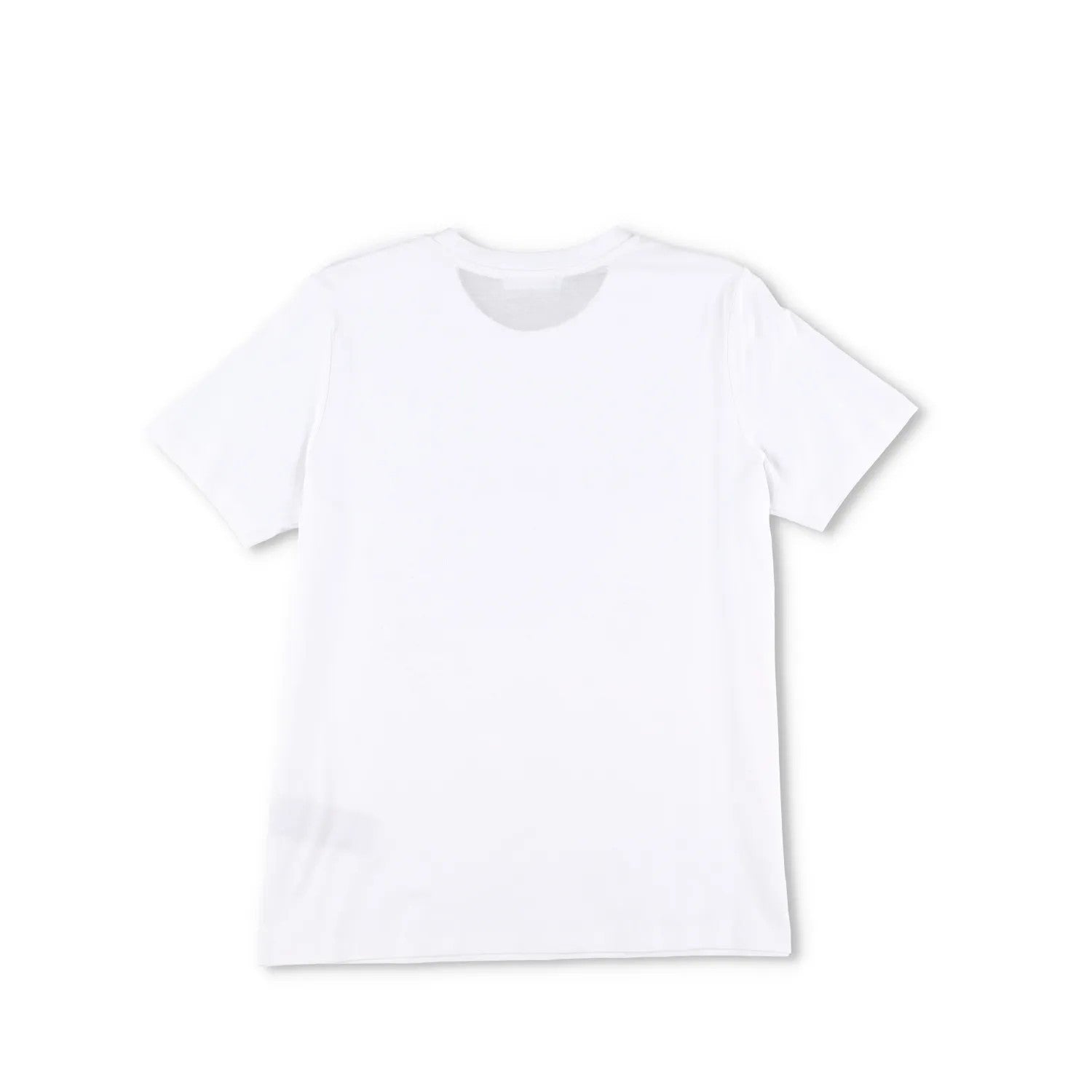 BALMAIN Women T-Shirt Crew Neck Short Sleeve Logo 3 Button Cotton White M RRP395 — View 6