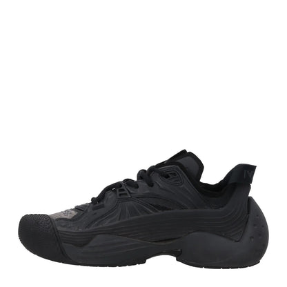LANVIN Womens Flash-X Sneaker Black Polyurethane Moulded Sole Low Top UK4 RRP630 — View 4