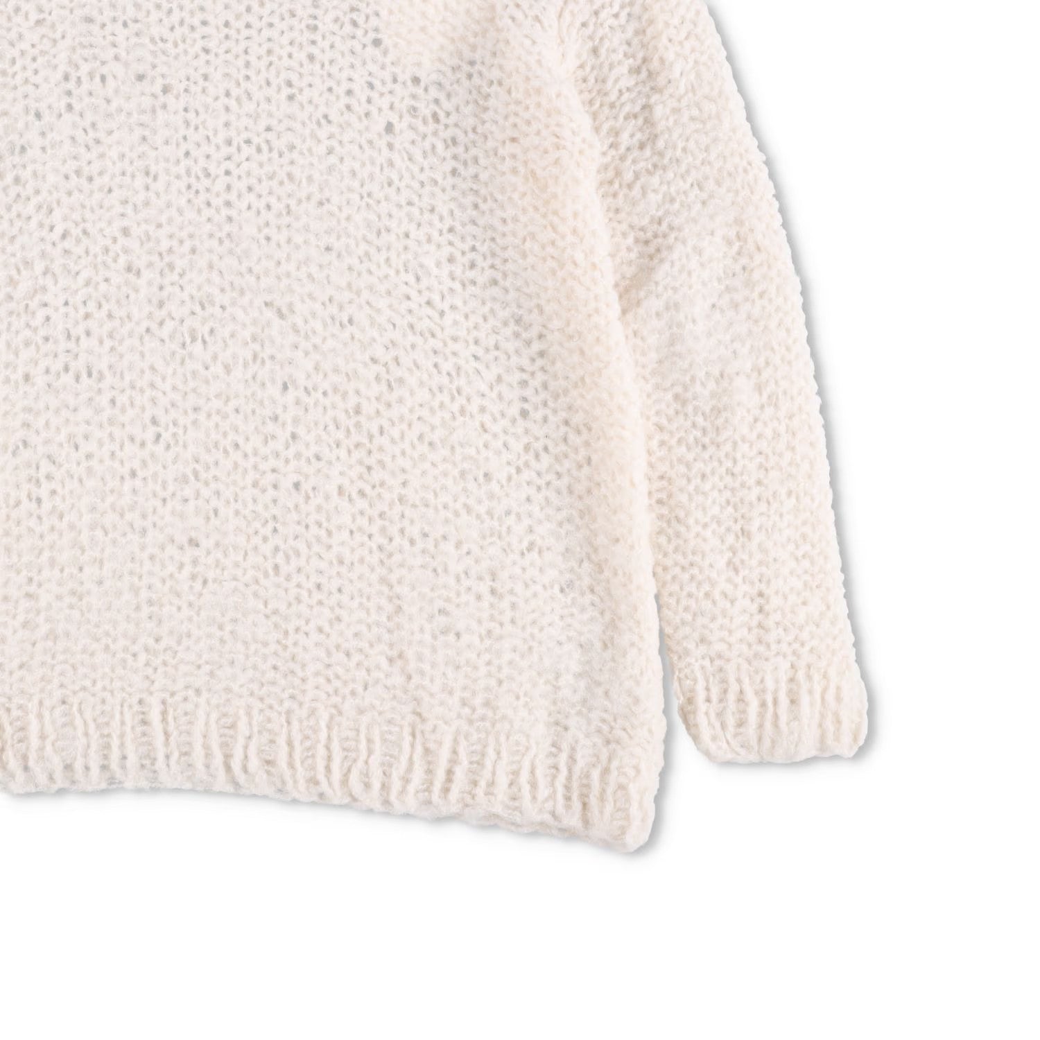 THE ROW Women Eryna Knit Sweater Crew Neck Long Sleeve Perforate White M RRP3040 — View 4