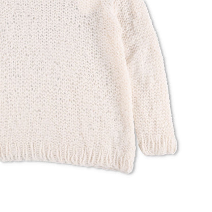 THE ROW Women Eryna Knit Sweater Crew Neck Long Sleeve Perforate White M RRP3040 — View 4