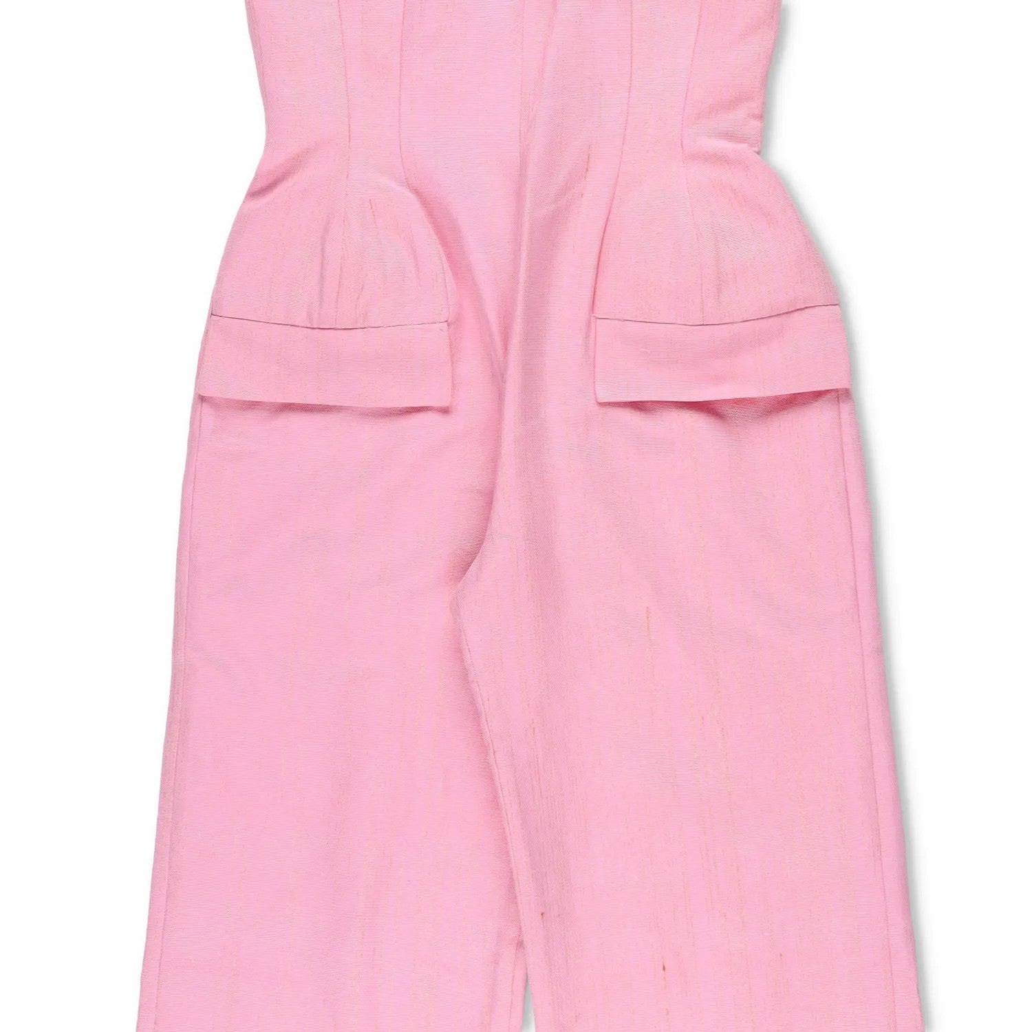 PAPA OPPONG Womens Edy Petiole Overall Kente Jumpsuit Pink One-Piece S RRP 2265 — View 3