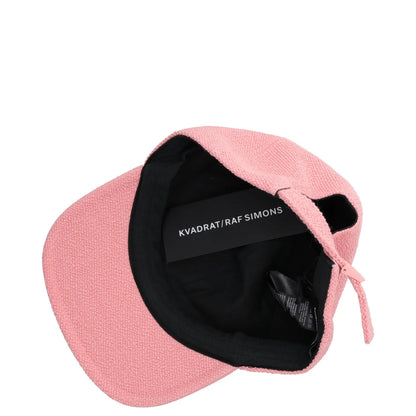 KVADRAT X Raf Womens Vidar Baseball Cap Pink Knit Textured One Size RRP 279 — View 9