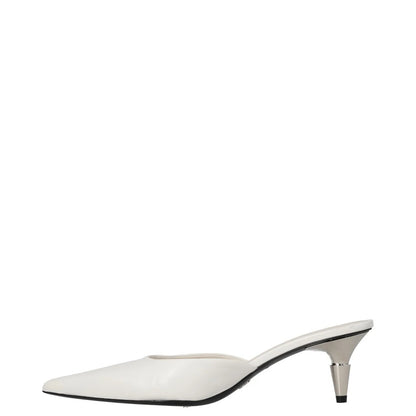 PROENZA SCHOULER Women Spike Mule Mid Pumps White Pointed Closed Toe EU38 RRP560 — View 4