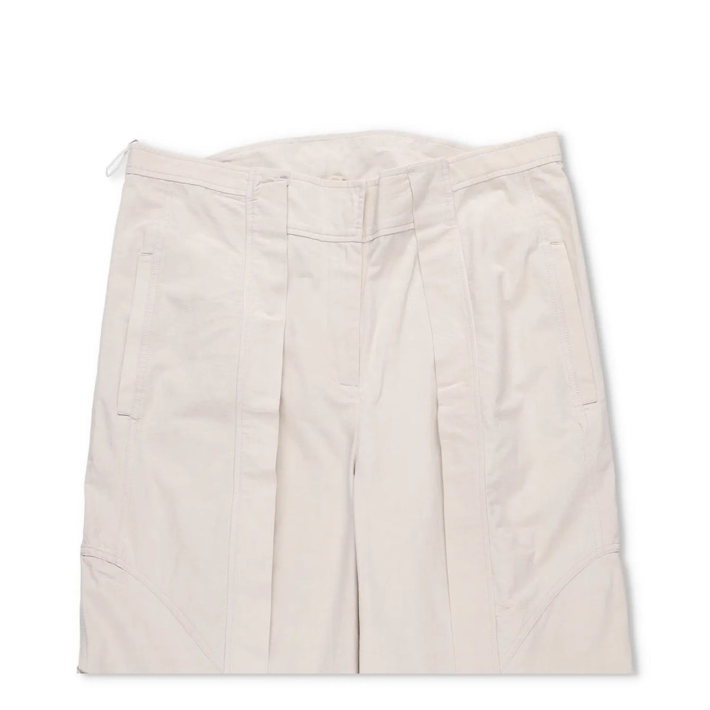 CHRISTOPHER ESBER Women Cocosolo Trousers Putty Slim Leg Beige Pleated 12 RRP540 — View 2