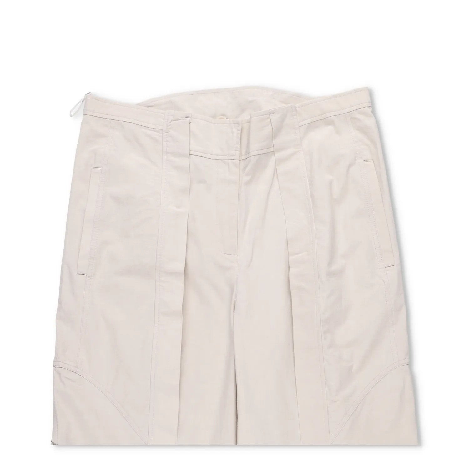 CHRISTOPHER ESBER Women Cocosolo Trousers Putty Slim Leg Beige Pleated 12 RRP540 — View 2