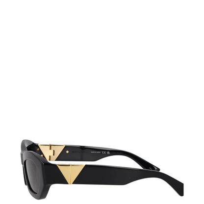 BOTTEGA VENETA Womens Sunglasses Geometric Black Acrylic Tinted Lenses OS RRP385 — View 3
