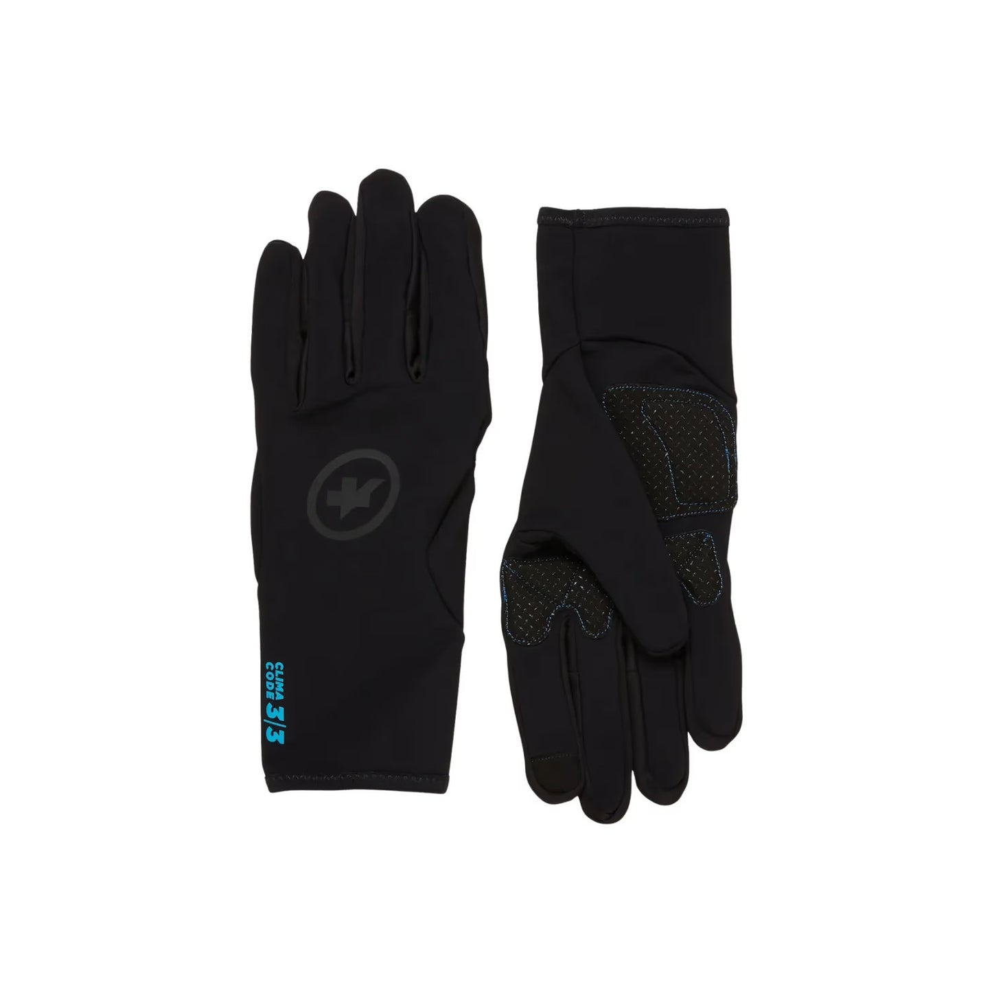 ASSOS Cycling Mens Black Series Gloves Silicone Grip Size L RRP 131
