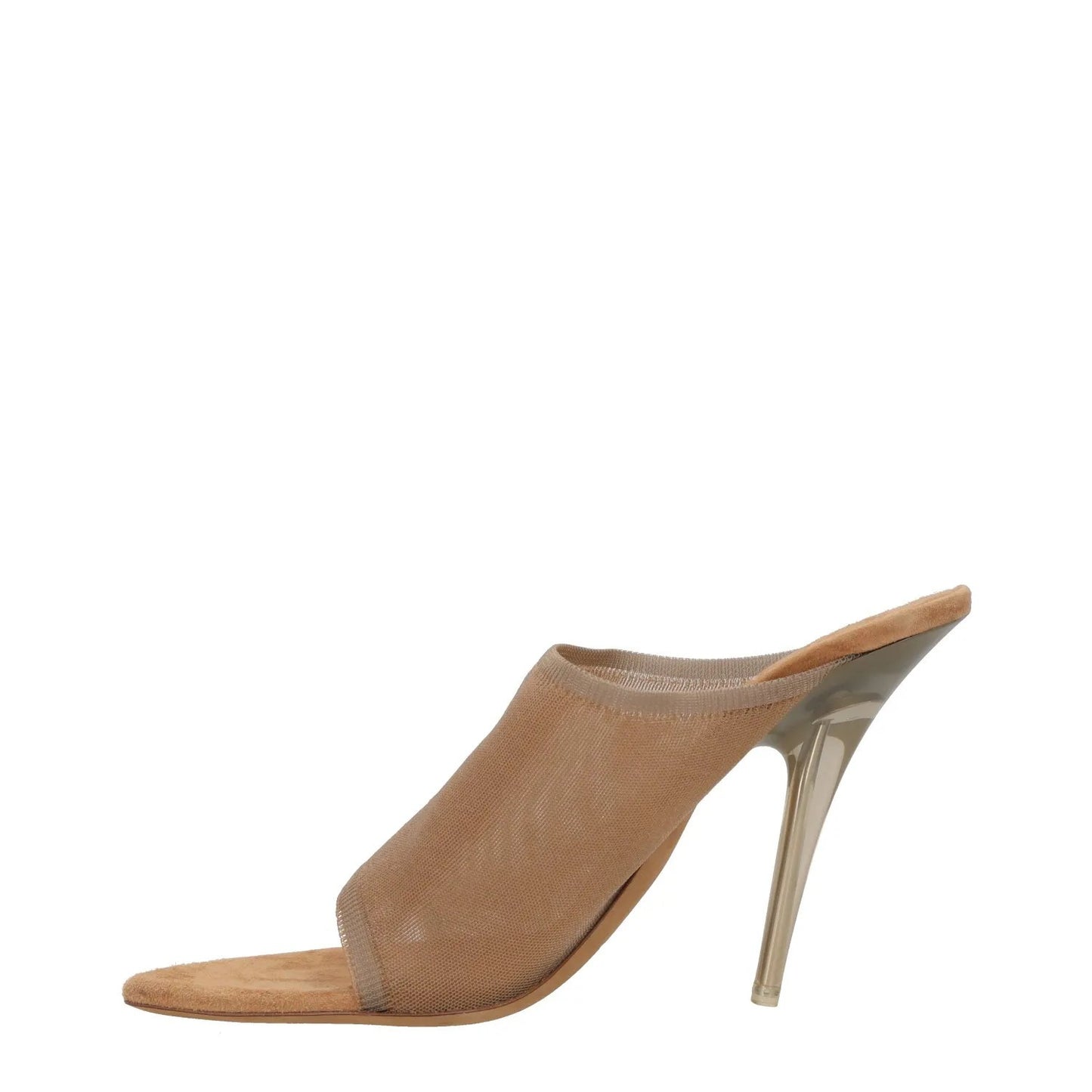 YEEZY SEASON 6 Slip On Stiletto Mules Brown Synthetic Open Toe UK 6 RRP 560 — View 4