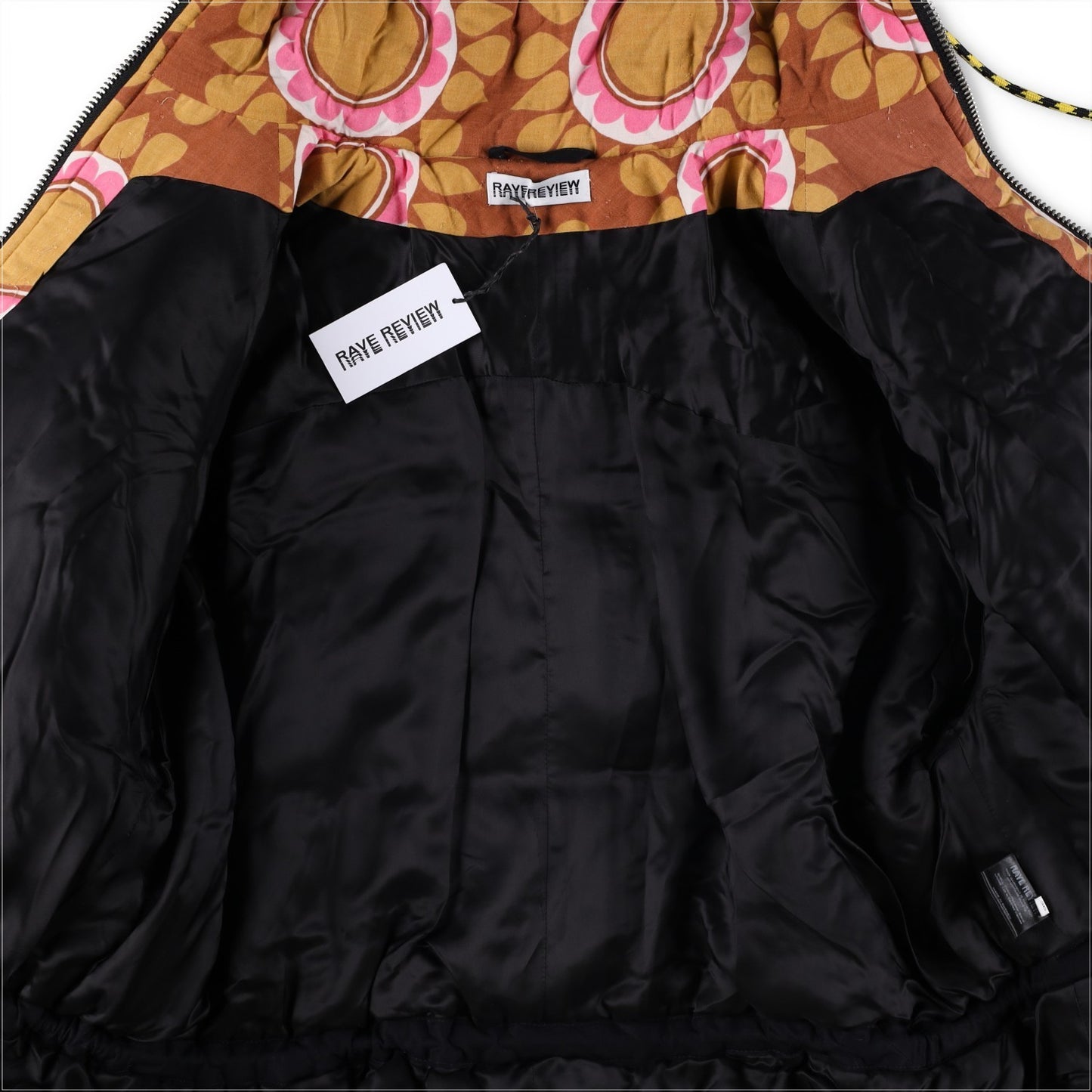 RAVE REVIEW Multicolour Liz Vintage Duvet Jacket Upcycled Cotton Size 36 RRP1750 — View 10