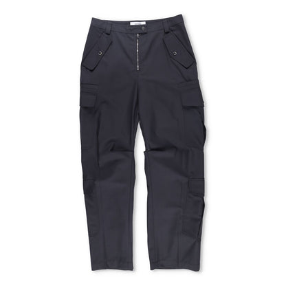 CHRISTOPHER JOHN ROGERS Women Jumbo Cargo Pant Black Wide Leg Trouser 34 RRP1160