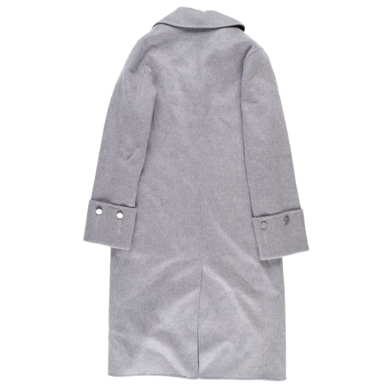 J.W.Anderson Mens Straight Fit Multi Button Grey Wool Blend Overcoat 8 RRP 1210 — View 9