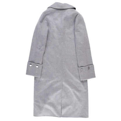 J.W.Anderson Mens Straight Fit Multi Button Grey Wool Blend Overcoat 8 RRP 1210 — View 9