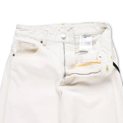MONCLER GENIUS X Alicia Keys Womens Wide Leg Jeans Neutrals High Waist 40 RRP525 — View 5