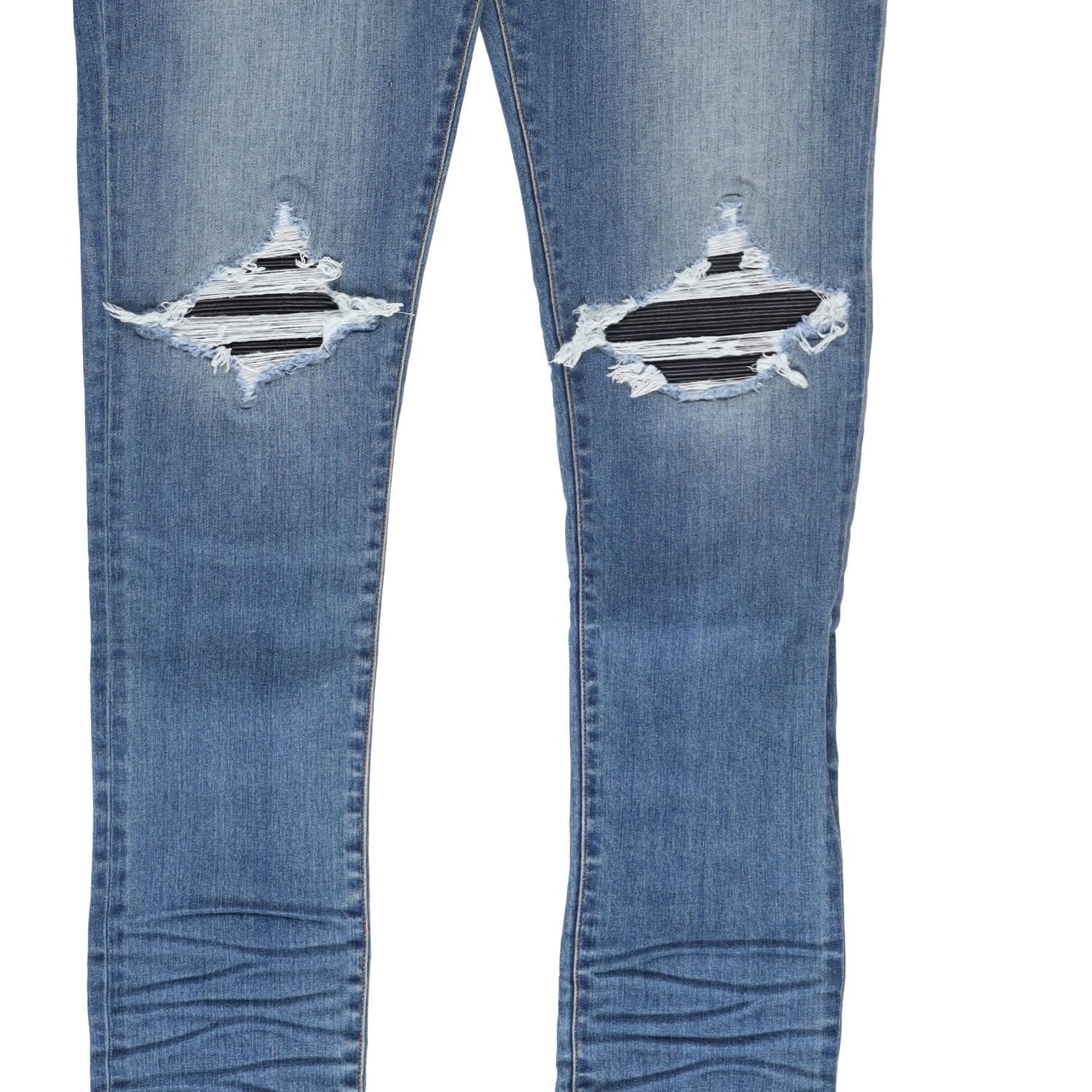 AMIRI Mens Mx1 Skinny Jeans Blue Denim Mid Rise Button Closure Size 36 RRP 1115 — View 6