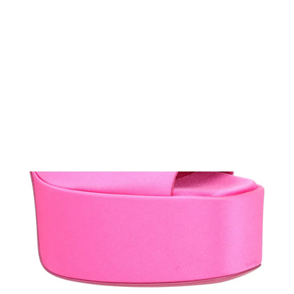 PARIS TEXAS Womens Heels Pink Synthetic Open Toe Platform Heel UK 7 RRP 300 — View 6