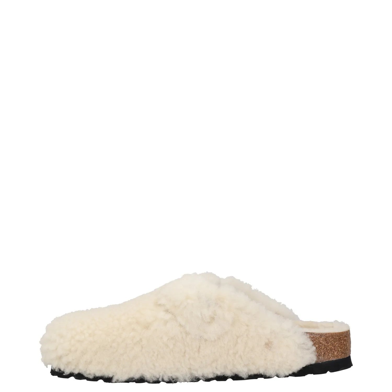 BIRKENSTOCK Womens Mule Slip On Sandal White Shearling Buckle UK 3.5 RRP 190 — View 4