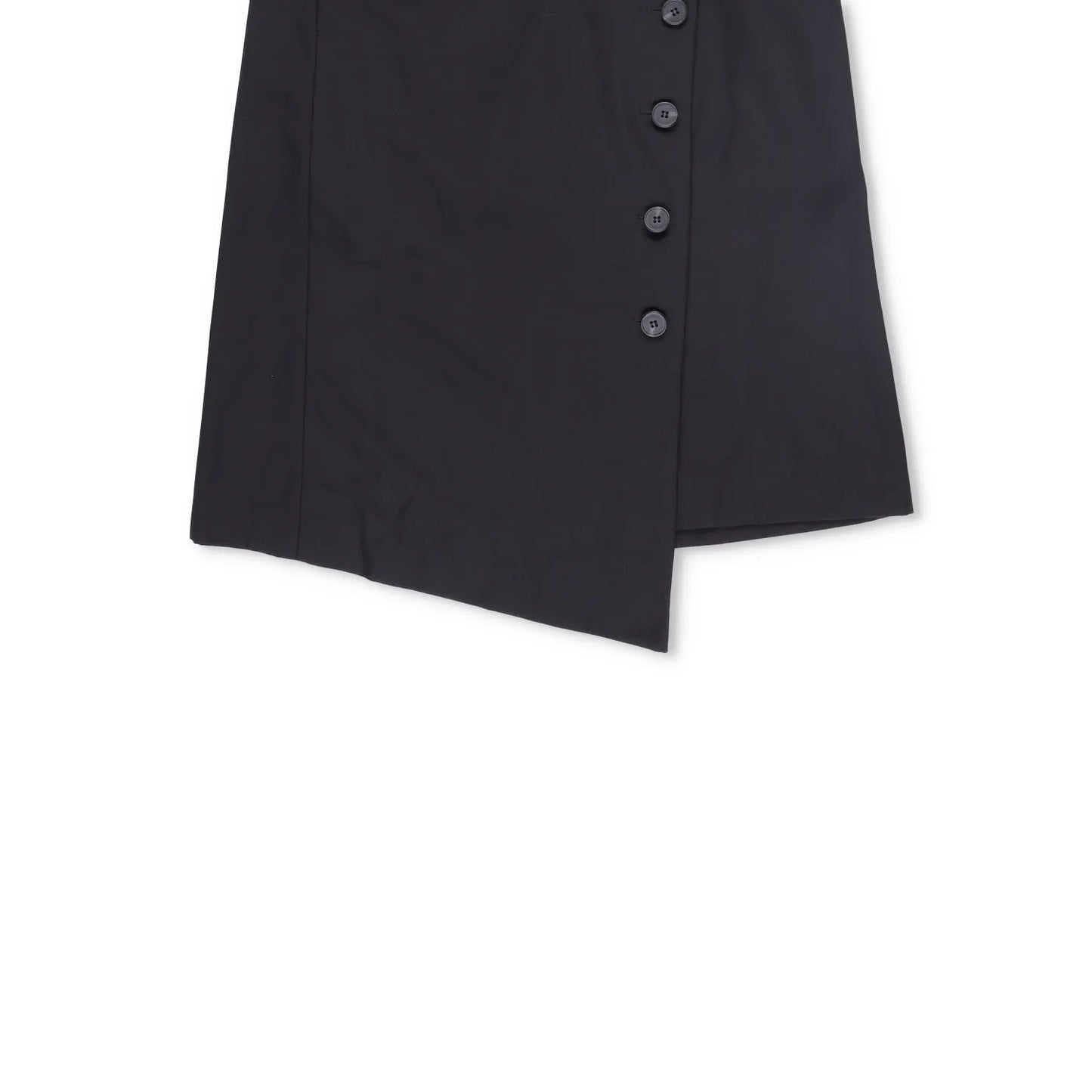 LOW CLASSIC Womens Midi Skirt Button Accents Black Twill Fabric Size S RRP 350 — View 4