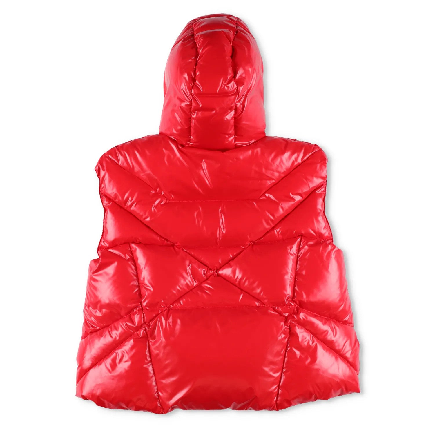 KHRIS JOY Kids Gillet Red Quilted Puffer Waistcoat Zip Closure Size 1 RRP 570 — View 10