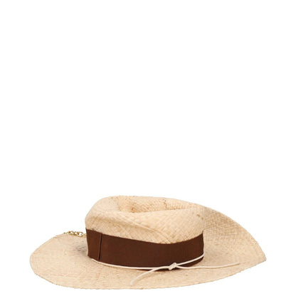 RUSLAN BAGINSKIY Womens Straw Fedora Hat Beige Neutrals Size S RRP 345 — View 4