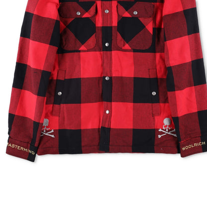 WOOLRICH X MASTERMIND Japan Buffalo Checked Jacket Red Cotton S/XS  RRP750 — View 19