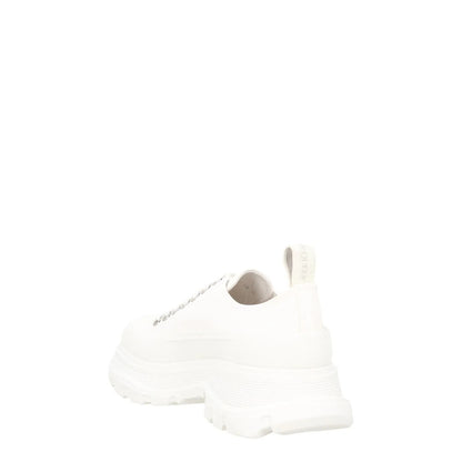 ALEXANDER MCQUEEN Womens Trainers White Low Top Lace Up Sneakers UK 5 RRP 385 — View 5