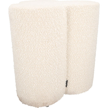 POLS POTTEN Clover Stool White Upholstered Modern Kitchen Dining Room OS RRP 275 — View 2