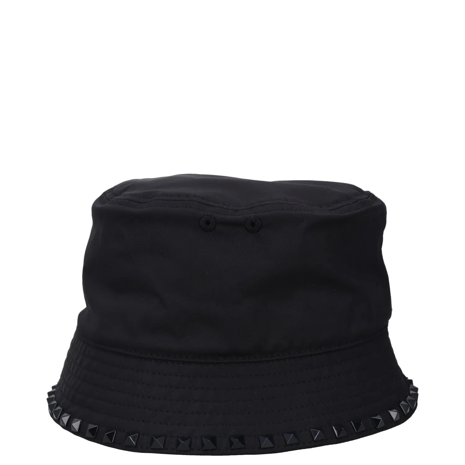 VALENTINO Mens Bucket Hat Black Rockstud Memory Techno Drill Size 58 RRP 540 — View 2
