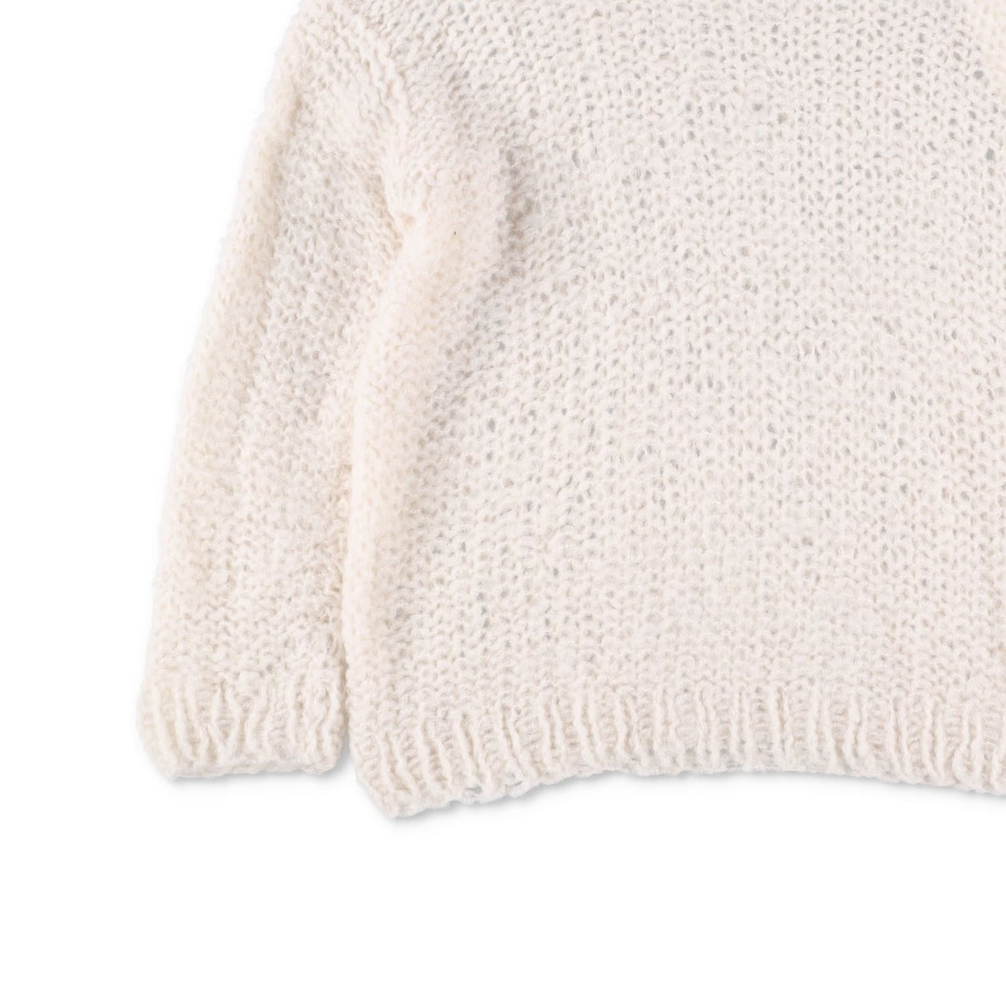 THE ROW Women Eryna Knit Sweater Crew Neck Long Sleeve Perforate White M RRP3040 — View 3