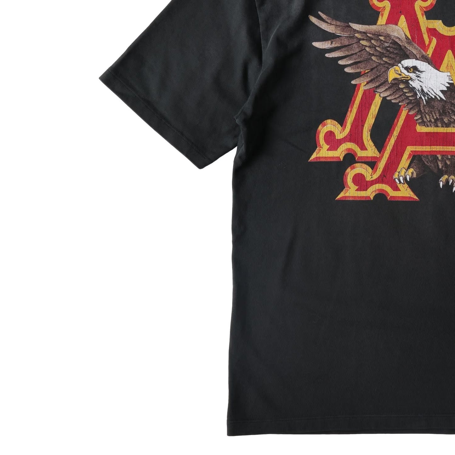 AMIRI Mens Vintage Ma Eagle Print Oversized Short Sleeve T-Shirt Black S RRP 690 — View 4