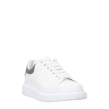 ALEXANDER MCQUEEN Womens Sneakers White Leather Low Top Lace Up EU 35.5 RRP 450 — View 2