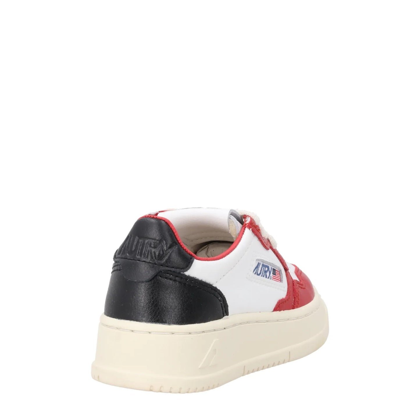 AUTRY Unisex Kids Medalist Trainers Leather Low Top White Red EU 28 RRP 165 — View 6