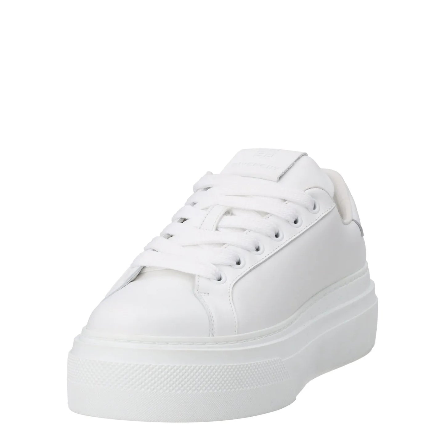 GIVENCHY Womens City Lace-Up Sneakers Leather Low Tops White  UK 5 RRP 625 — View 3