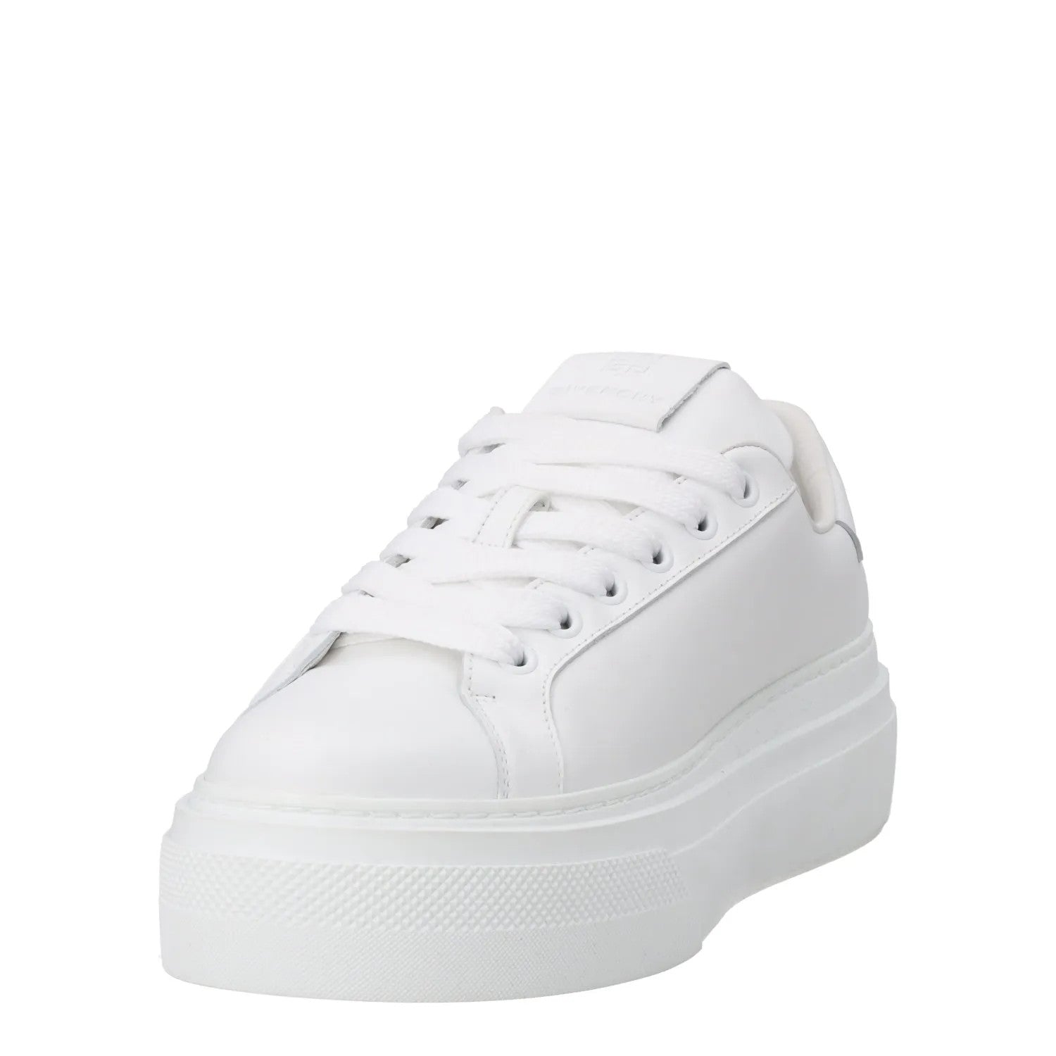 GIVENCHY Womens City Lace-Up Sneakers Leather Low Tops White  UK 5 RRP 625 — View 3
