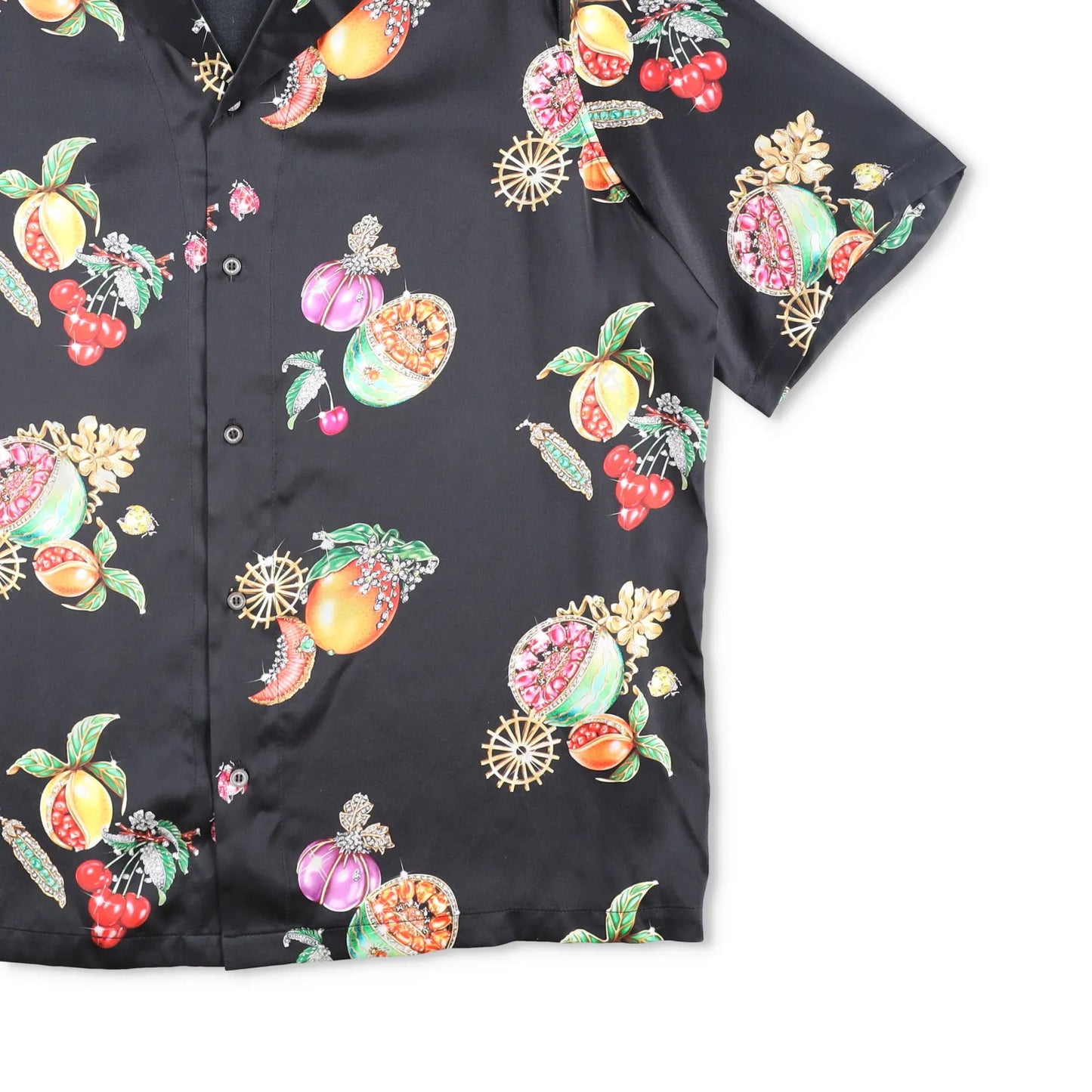 EDWARD CRUTCHLEY Mens Shirt Silk Collared Short Sleeve Buttoned Size XL RRP 300 — View 4